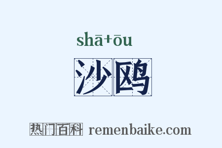 沙鸥是什么意思的图片